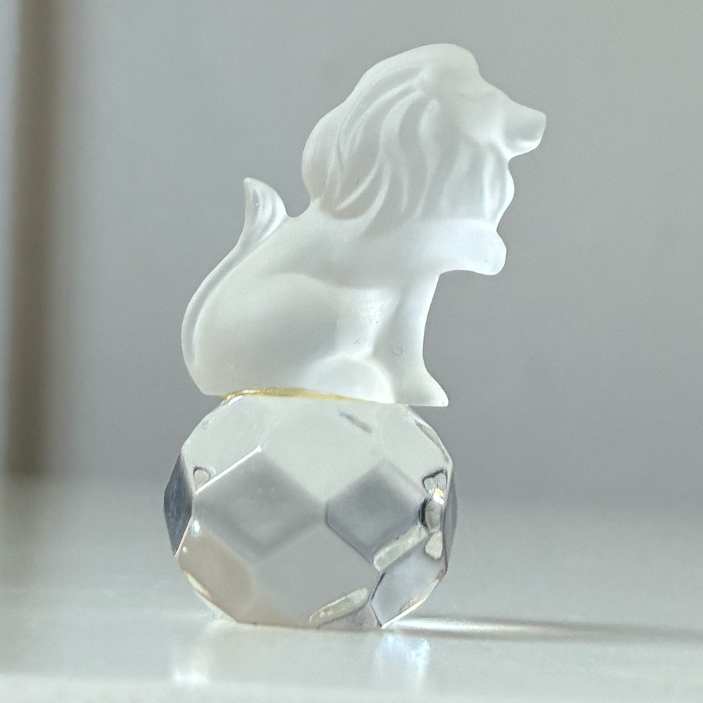 Vintage Swarovski Mini Crystal Lion Figurine